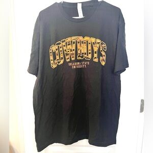 NWOT Oklahoma Shirt Company Black & Camouflage “Cowboys” Oklahoma State TShirt